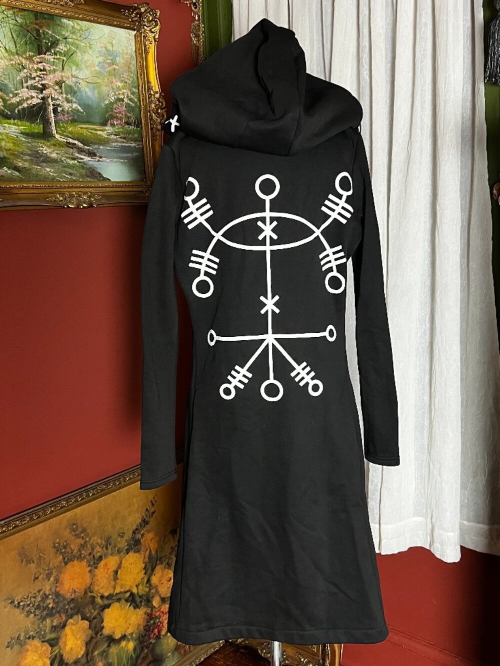 Runic Robe Hoodie Jacket - Picture 5 of 16